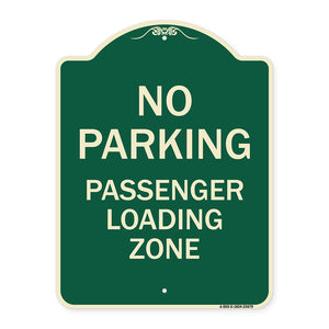 No Parking Passenger Loading Zone