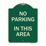 No Parking in This Area