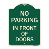 No Parking in Front of Doors
