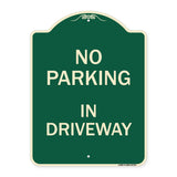No Parking in Driveway