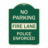 No Parking Fire Lane Police Enforced