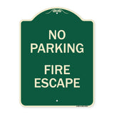 No Parking Fire Escape