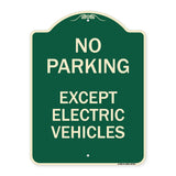 No Parking Except Electric Vehicles