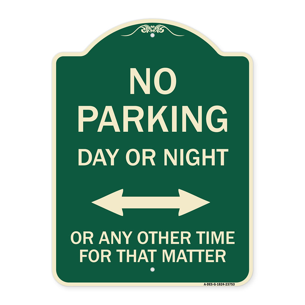 No Parking Day or Night or ANY Other Time for That Matter