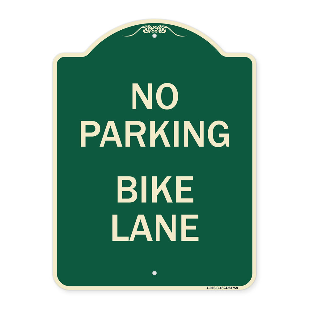 No Parking Bike Lane