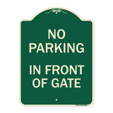 No Parking - in Front of Gate