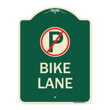 No Parking (Symbol) Bike Lane