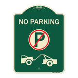 No Parking (No Parking Symbol and Tow Truck Symbol)