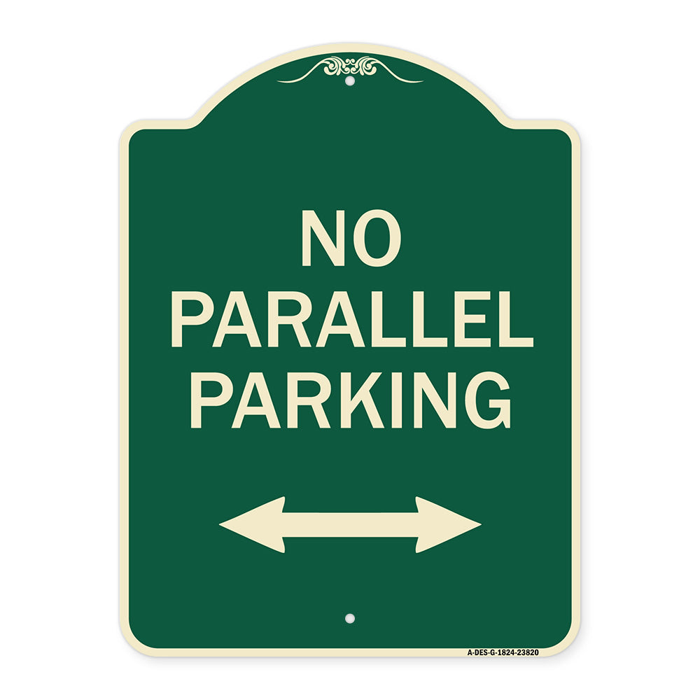 No Parallel Parking with Bidirectional Arrow