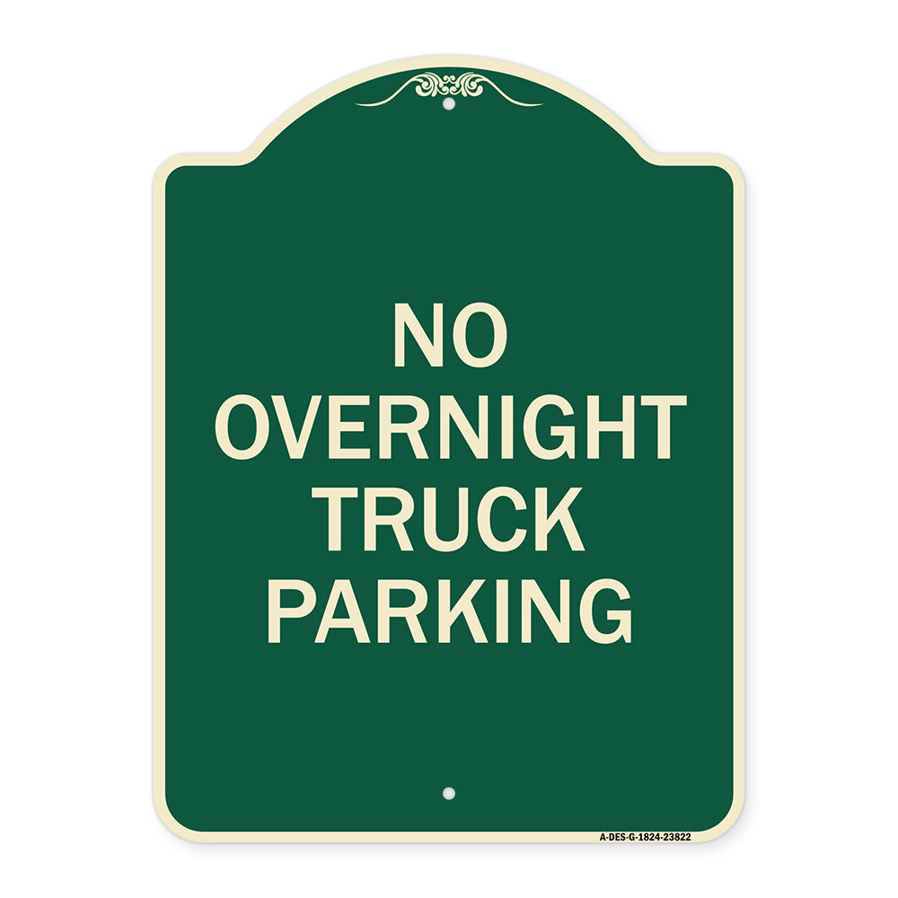 No Overnight Truck Parking