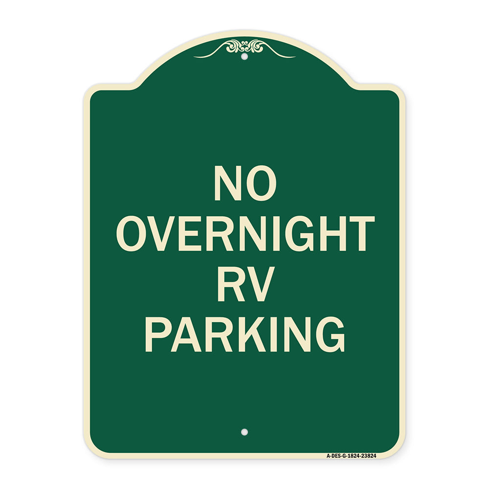 No Overnight RV Parking