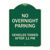 No Overnight Parking Vehicles Towed After 11 Pm