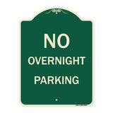 No Overnight Parking Sign