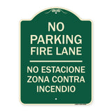 No Estacione Zona Contra Incendio