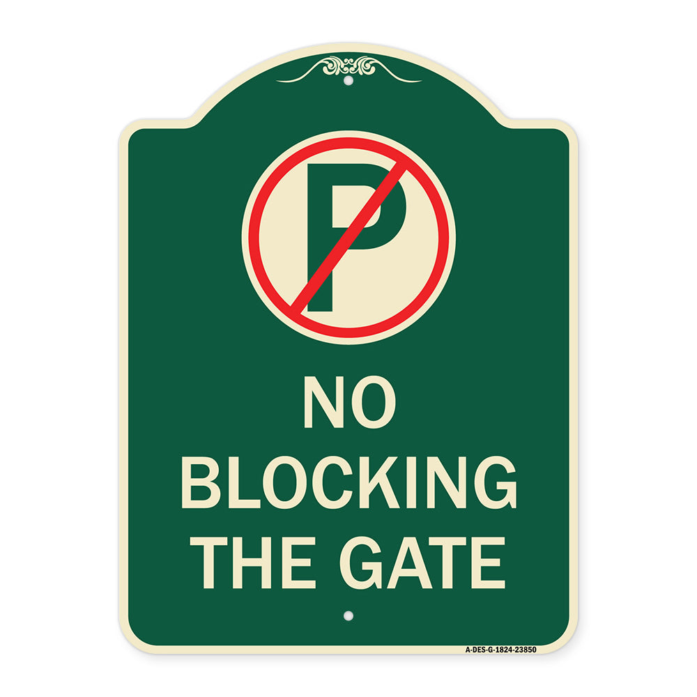 No Blocking the Gate with Graphic