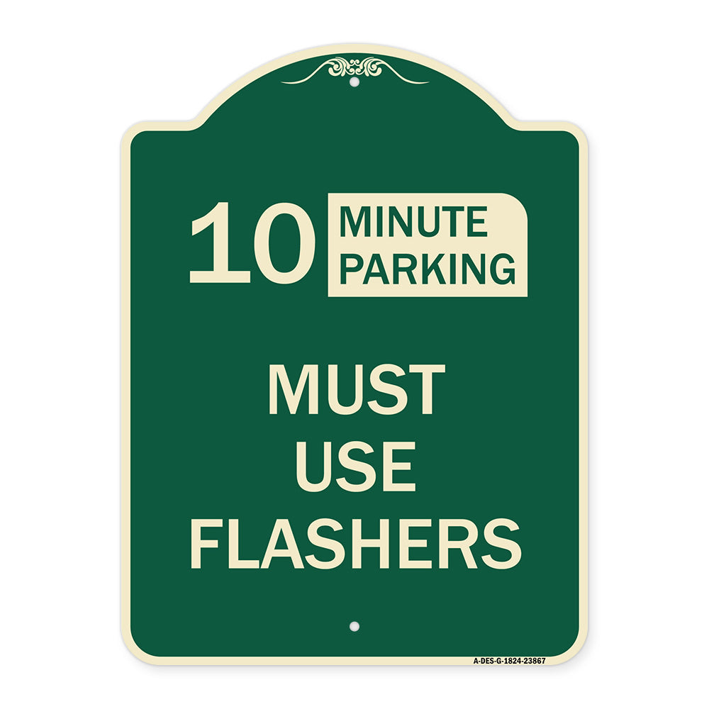 Must Use Flashers (Choose Your Limit) Minute Parking