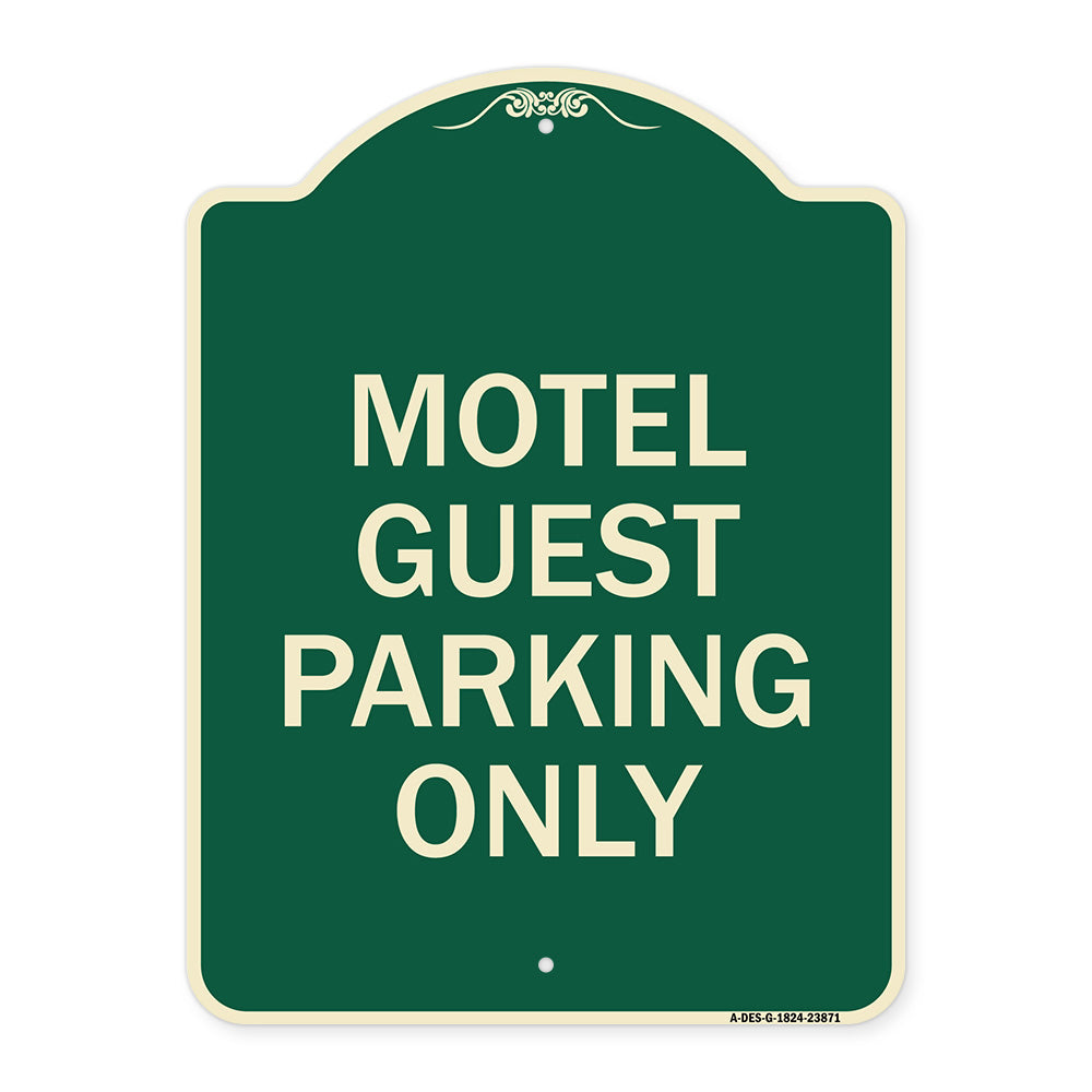 Motel Guest Parking Only
