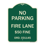 Missouri No Parking Fire Lane $50 Fine