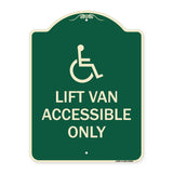 Lift Van Accessible Only (With Updated Isa Symbol)