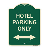 Hotel Parking Only (With Bidirectional Arrow)