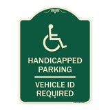 Handicapped Parking - Vehicle Id Required - (Handicapped Symbol)