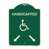 Handicapped Parking with Double Arrows