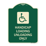 Handicap Loading Unloading Only (With Handicap Symbol)