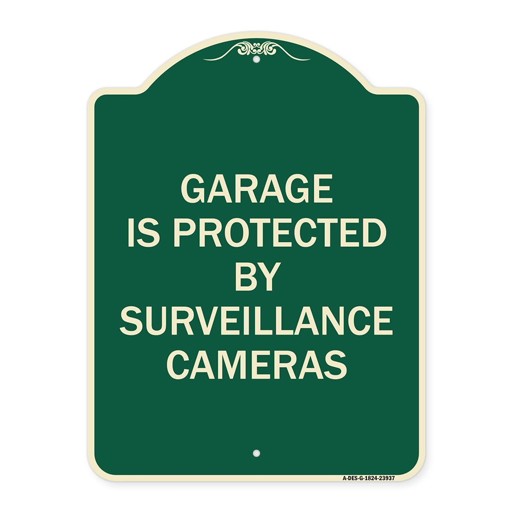 Garage Is Protected by Surveillance Cameras
