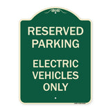For Electrical Cars Reserved Parking - Electric Vehicles Only