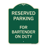 For Bartender on Duty