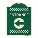 Entrance Left Arrow