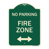 Fire Zone with Bidirectional Arrow