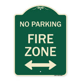 Fire Lane with Bidirectional Arrow