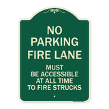 Fire Lane Must Be Accessible at All Time to Fire Trucks