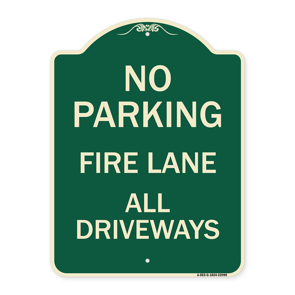 Fire Lane All Driveways