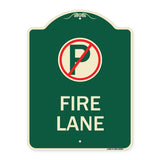 Fire Lane (No Parking Symbol)