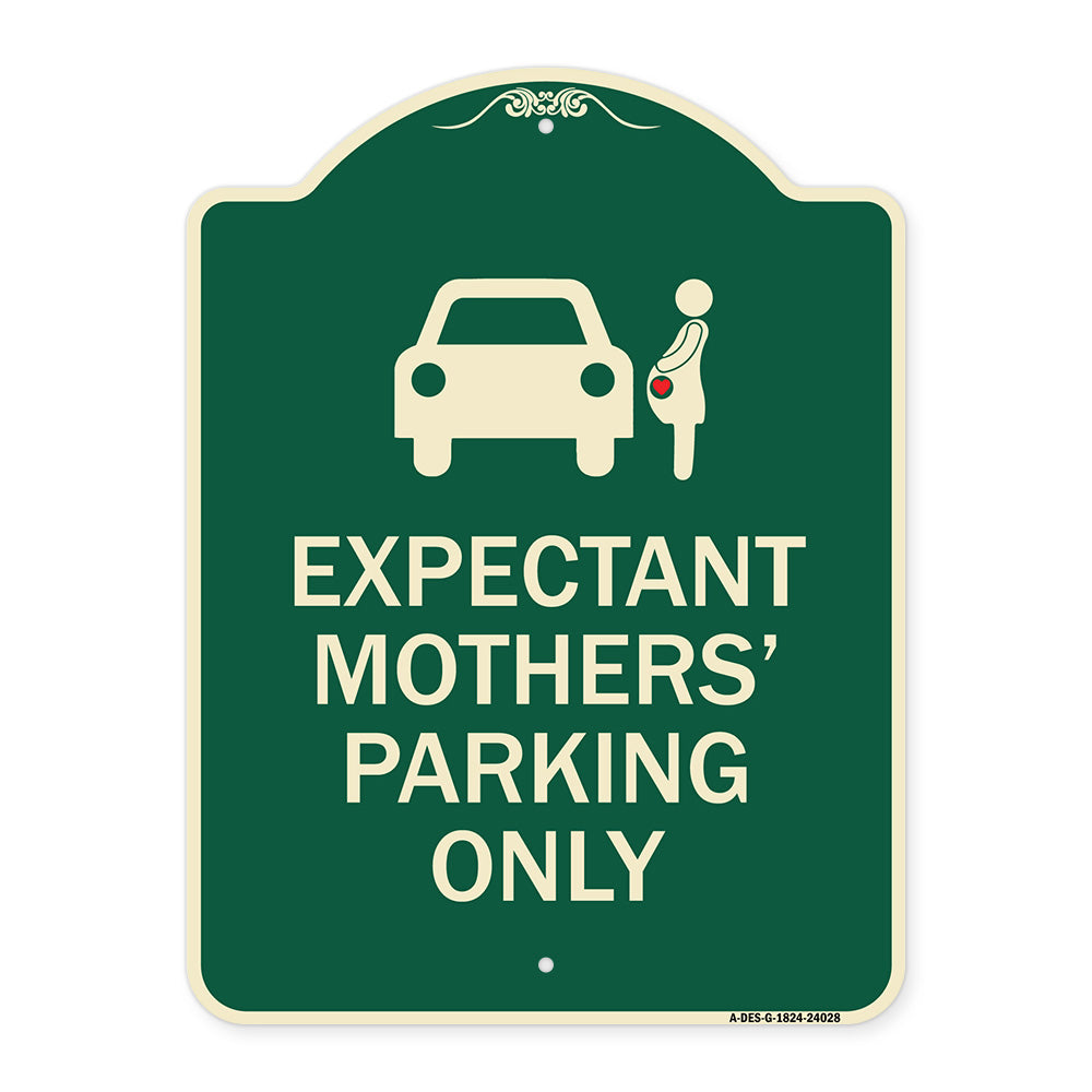Expectant Mothers' Parking Only (With Graphic)