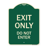 Exit Only Do Not Enter