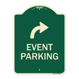 Event Parking Only (With Upper Right Arrow)