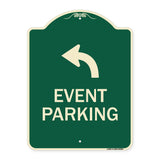 Event Parking Only (With Upper Left Arrow)