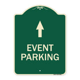 Event Parking Only (With Up Arrow)