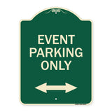 Event Parking Only (With Bidirectional Arrow)