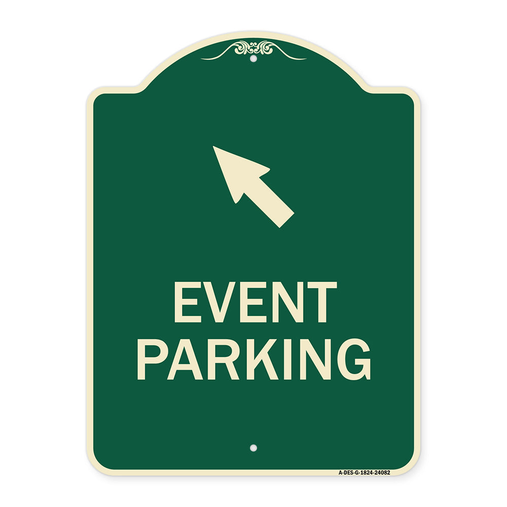 Event Parking (Up Left Arrow Symbol)