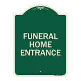 Entrance Sign Funeral Home Entrance