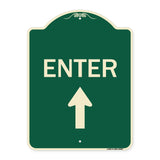 Enter Sign Enter with Up Arrow