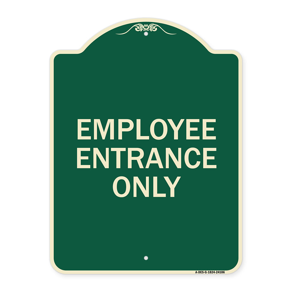 Employee Entrance Only