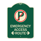 Emergency Access Route (With Bidirectional Arrow)
