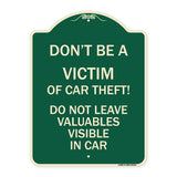 Don't Be A Victim of Car Theft! Do Not Leave Valuables Visible in Car