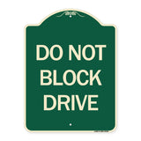 Do Not Block Drive