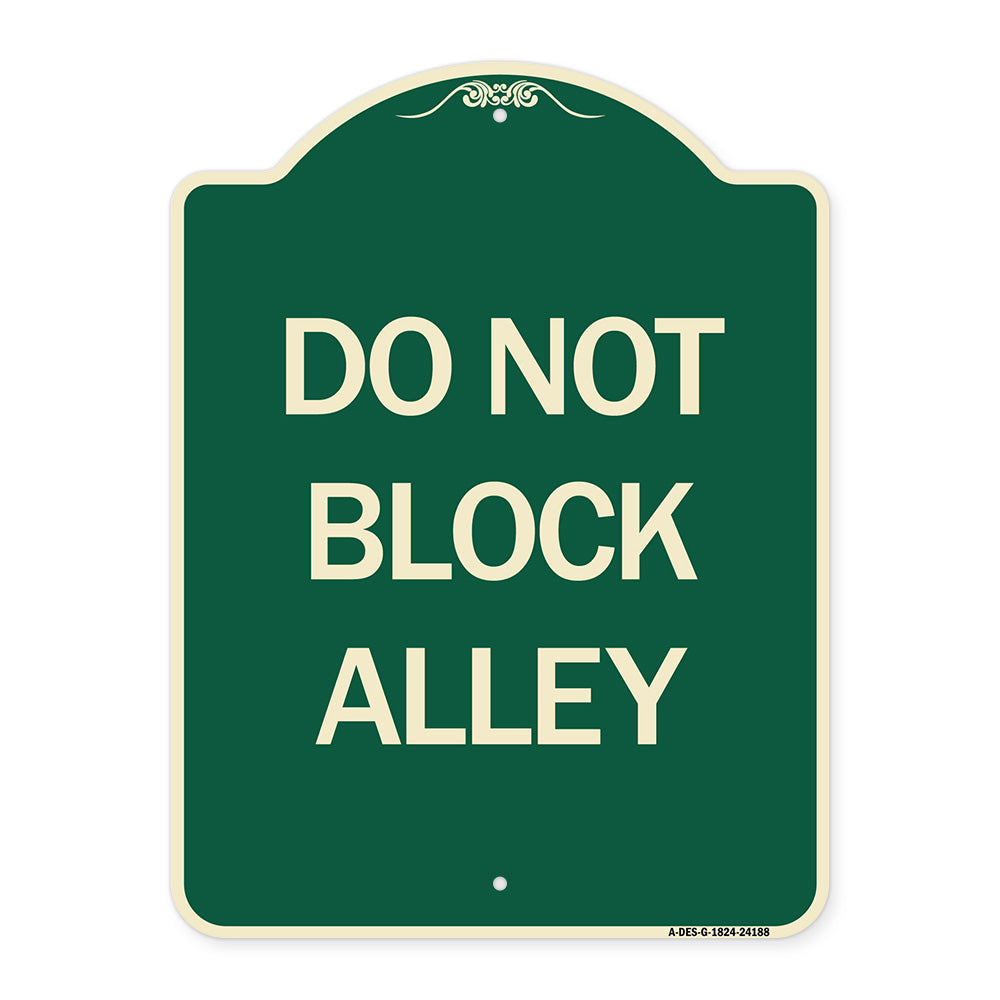 Do Not Block Alley